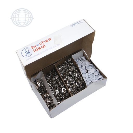 Broche Céfiro Caja Con 200 Piezas