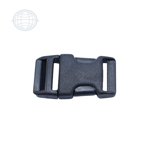 [SAMSO25E-NE-SM] Hebilla Burbuja 25mm Plástico Económica 