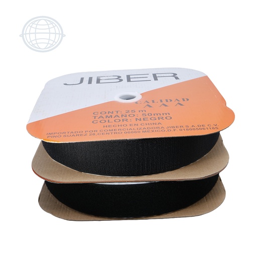 [CONTACA50A-NE-JI] Contactel 50mm A con Adhesivo (100% Nailon)