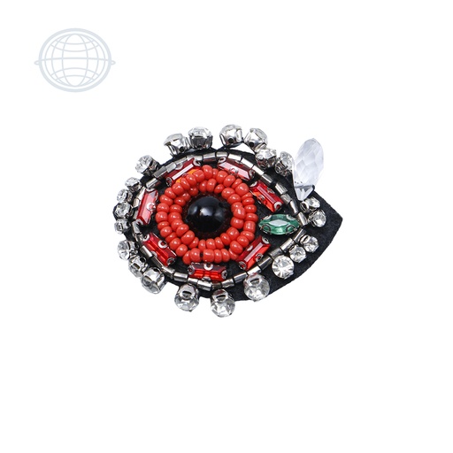 [J254] Ojo Turco Chico Rojo