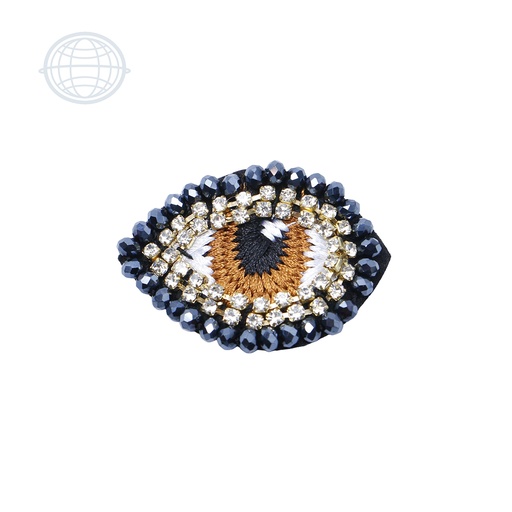 [J258] Ojo Tejido Café