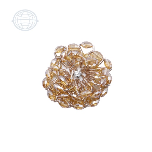 [J268] Flor Cristal Beige