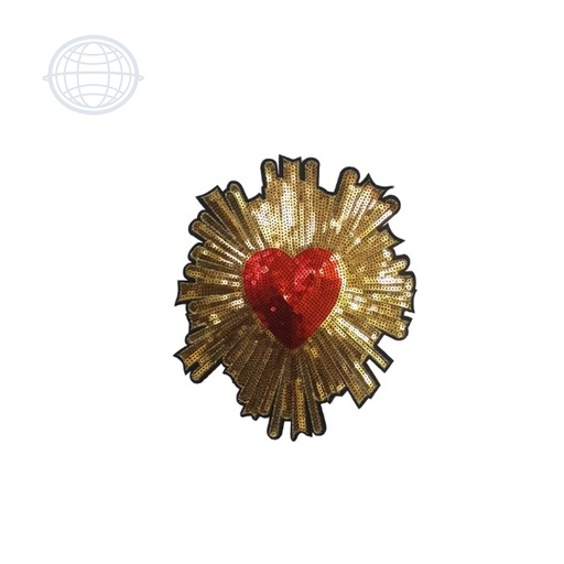 [C311] Corazón Grande Lentejuela