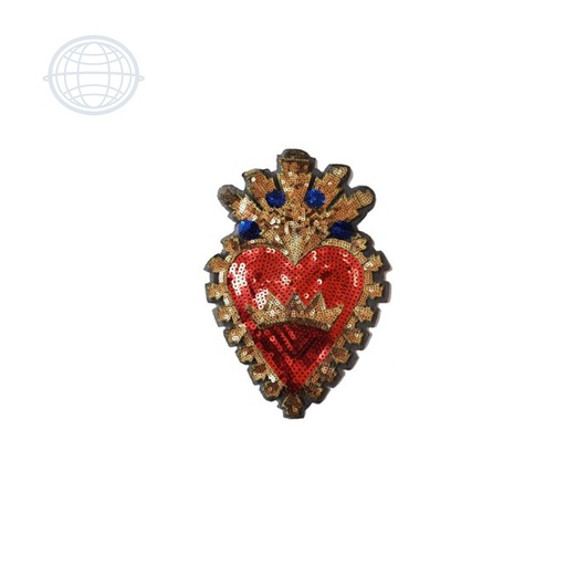 [J315] Corazón Chico con Corona