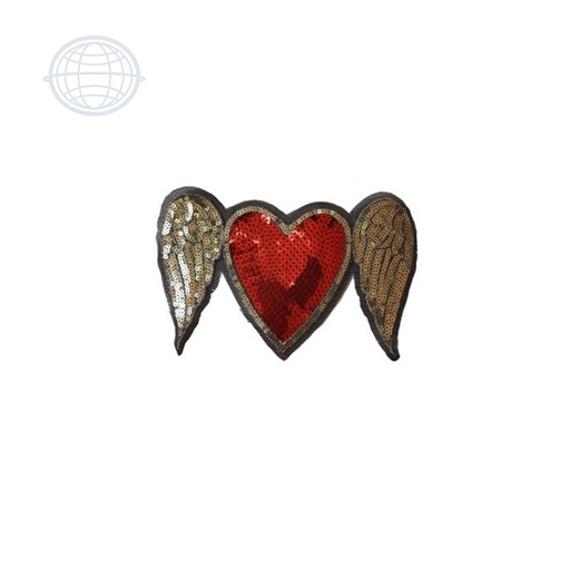 [J316] Corazó con Alas Doradas