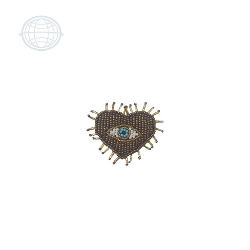 [J365] Corazon con Ojo Dorado