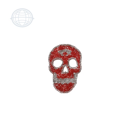 [J370] Calavera con Piedra Roja