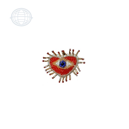 [J378] Corazón Mini con Ojos