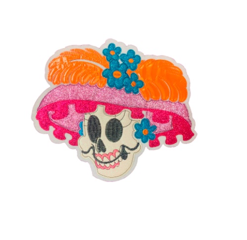 [F023] Calaverita con Plumas