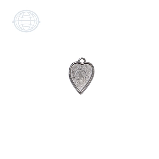[PL153-NI-SM] Placa Corazón Alargado