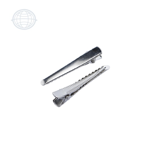 [AC5061-NI-SM] Pinza para Cabello Pico de Garza Plana 7.5x0.9cm
