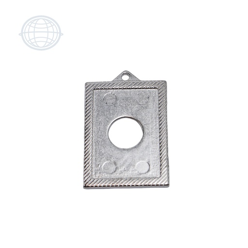 [PL587-NI-SM] Placa Rectangular con Marco