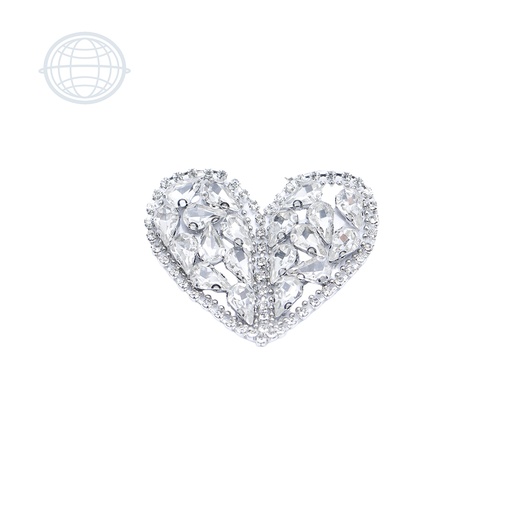[YG07] Corazón con Piedra Plata 