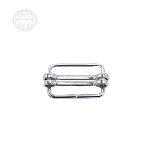 [CORRE252G-NI-SM] Corredera 25mm Doble Gancho
