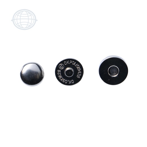 [BI008-NI-SM] Broche Imán 14mm con Remache