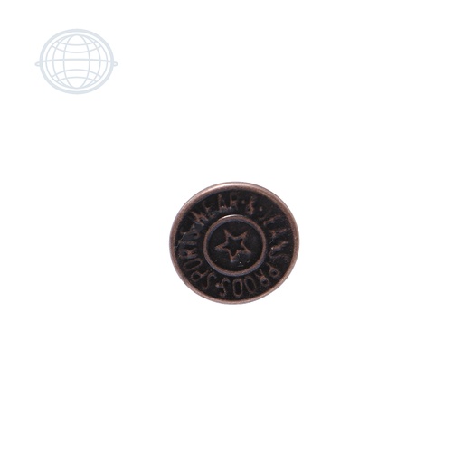 Botón Jeans Reforzado 17mm Grabado 