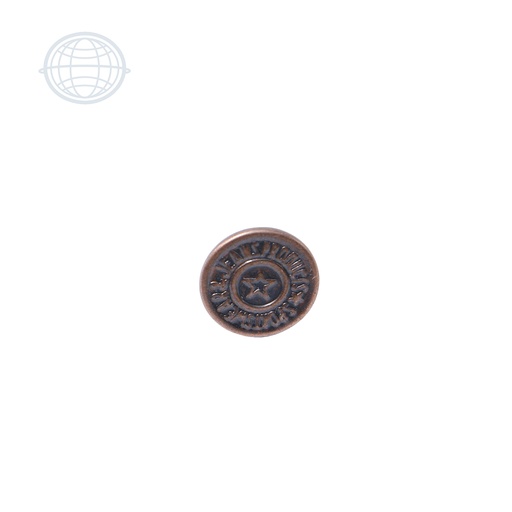 Botón Jeans Reforzado 14mm Grabado 