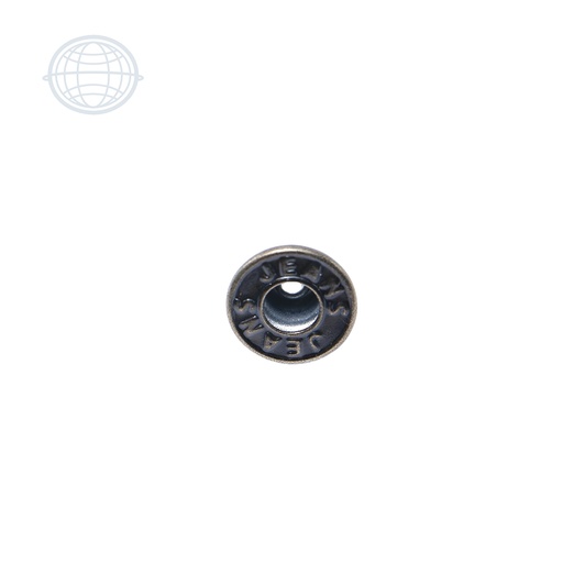Botón Jeans Reforzado Perforado 14mm Grabado
