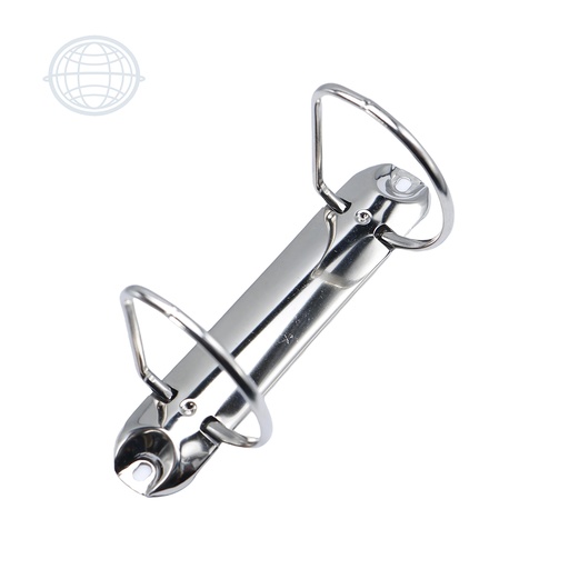 [123D50-NI-SM] Herraje Dos Argollas 50mm "D" de 123mm