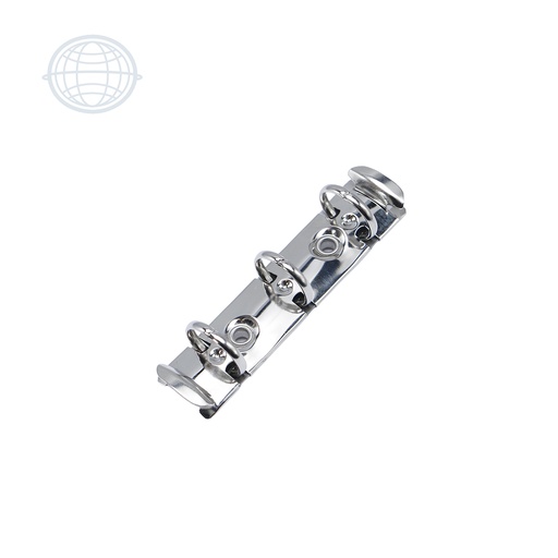[HE17-NI-SM] Herraje 9cm Con 3 Argollas 12mm 