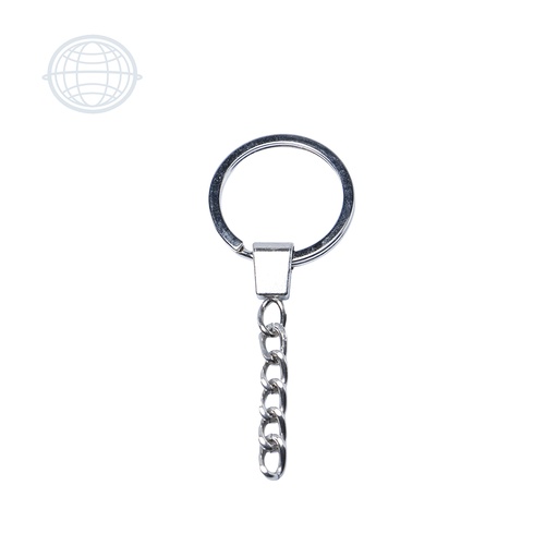 [ESPIR24F-NI-SM] Herraje Espiral con Cadena 24mm Fino