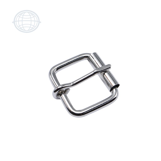 [2M38R-NI-SM] Hebilla 2M-38mm con Gancho y Rodillo Reforzada